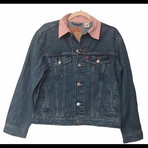 Levi’s Ex-Boyfriend Trucker Jacket Blue Medium